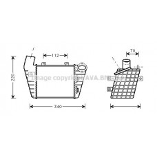 VN4127 AVA QUALITY COOLING Интеркулер