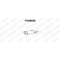 PG45600 VENEPORTE Глушник вихлопних газів кінцевий