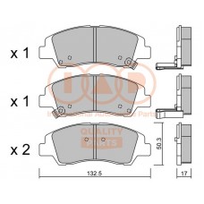 704-07094P IAP QUALITY PARTS Комплект гальмівних колодок дисковий гальм