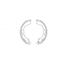 KBS-7435 KAVO PARTS Комплект гальмівних колодок