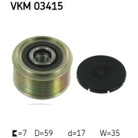 VKM03415 SKF ASAM FORD Шків генератора Transit 2,4D -06