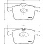 8DB 355 009-431 HELLA PAGID Комплект гальмівних колодок дисковий гальм