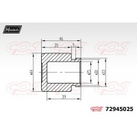 72945025 MAXTECH Поршень корпус скоби гальма
