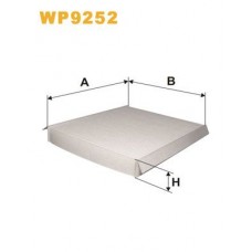 WP9252 WIX FILTERS Фільтр повітря у внутрішньому просторі