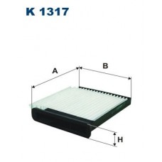 K 1317 FILTRON Фільтр повітря у внутрішньому просторі