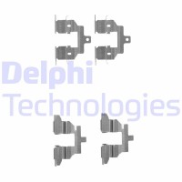 LX0531 DELPHI Комплектуючі колодки дискового гальма