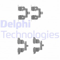 LX0531 DELPHI Комплектуючі колодки дискового гальма