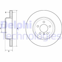 BG4752C DELPHI Гальмівний диск