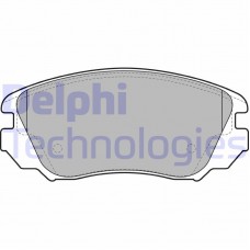 LP2080 DELPHI Комплект гальмівних колодок дисковий гальм