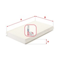 S 3231 C SOFIMA Фільтр повітря у внутрішньому просторі