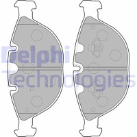 LP1798 DELPHI Комплект гальмівних колодок дисковий гальм