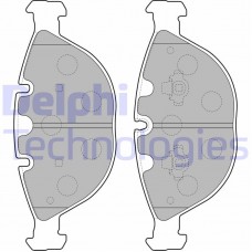 LP1798 DELPHI Комплект гальмівних колодок дисковий гальм