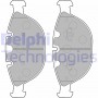 LP1798 DELPHI Комплект гальмівних колодок дисковий гальм