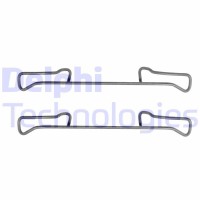 LX0155 DELPHI Комплектуючі колодки дискового гальма