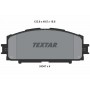 2434701 TEXTAR Комплект гальмівних колодок дисковий гальм