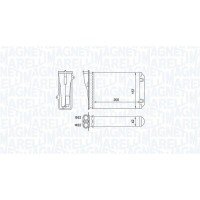 350218463000 MAGNETI MARELLI Теплообмінник обігрів салону