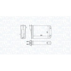 350218463000 MAGNETI MARELLI Теплообмінник обігрів салону