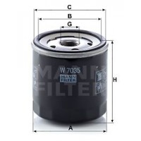 W 7035 MANN-FILTER Масляний фільтр