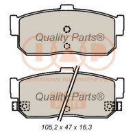 704-13084 IAP QUALITY PARTS Комплект гальмівних колодок дисковий гальм