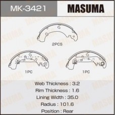 MK-3421 MASUMA Комплект гальмівних колодок