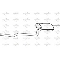 P6967 FENNO Глушник вихлопних газів кінцевий