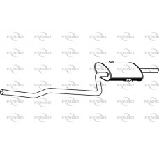 P6967 FENNO Глушник вихлопних газів кінцевий