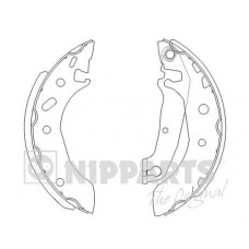 J3503038 NIPPARTS Комплект гальмівних колодок