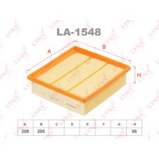 LA-1548 LYNXauto Повітряний фільтр
