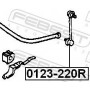 0123-220R FEBEST Тяга стійка стабілізатор