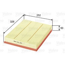 585265 VALEO Повітряний фільтр