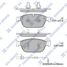 SP1694 Hi-Q Комплект гальмівних колодок дисковий гальм