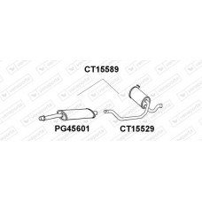 CT15589 VENEPORTE Середній глушник вихлопних газів