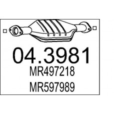 04.3981 MTS Катализатор