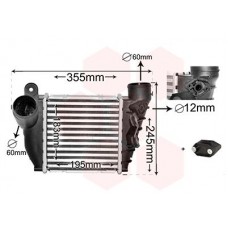 58004200 VAN WEZEL Интеркулер