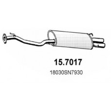 15.7017 ASSO Глушник вихлопних газів кінцевий