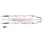 11.5950 METZGER Тросик, cтояночный тормоз