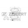 BS-1272 ZEKKERT КомплеК т гальмівних колодок, дискове гальмо