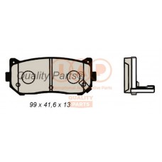 704-21041 IAP QUALITY PARTS Комплект гальмівних колодок дисковий гальм