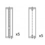 BM1031-025 FAI AutoParts Підшипник колінвалу