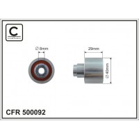 500092 CAFFARO Паразитный / Ведущий ролик, Зубчастий ремінь