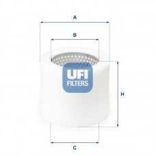27.061.00 UFI Повітряний фільтр