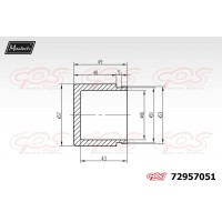72957051 MAXTECH Поршень корпус скоби гальма