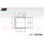72957051 MAXTECH Поршень корпус скоби гальма