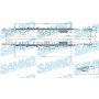 C1674B SAMKO Тросик, cтояночный тормоз
