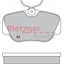 1170266 METZGER Комплект гальмівних колодок дисковий гальм