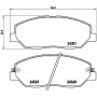 P 30 036 BREMBO Комплект гальмівних колодок дисковий гальм