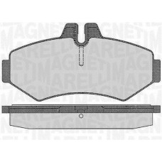 363916060319 MAGNETI MARELLI КомплеК т гальмівних колодок, дискове гальмо