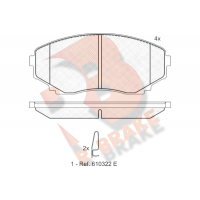 RB1345 R BRAKE КомплеК т гальмівних колодок, дискове гальмо