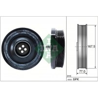 WG2136890 WILMINK GROUP Ремінний шків колінчастий вал