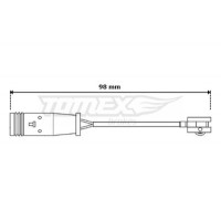 TX 30-64 TOMEX Brakes Сигналізатор зносу гальмівних колодок
